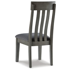 Hallanden - Dining UPH Side Chair (Set of 2) - Black / Gray