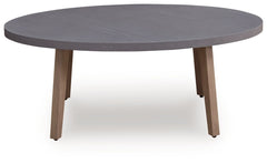 Harmony Headlands - Oval Cocktail Table - Natural / Gray