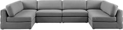 Beckham - 6 Piece Modular U-Shaped Armless Sectional
