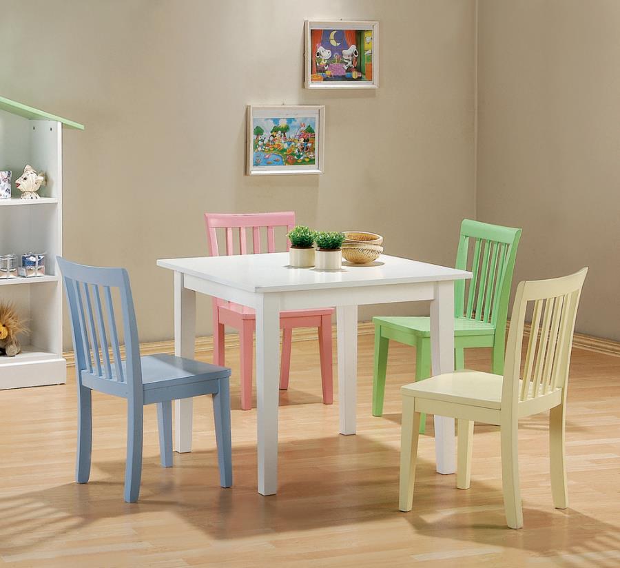 Rory Multi 5 Pc Youth Table Set - MyWaynesHome #