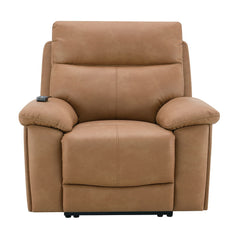 Chavis - Power Motion Recliner With USB & Power Headrest - Brown