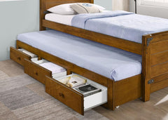 Granger Brown Twin Bed W/ Trundle - MyWaynesHome #