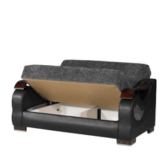 Ottomanson Metroplex - Upholstered Convertible Loveseat With Storage