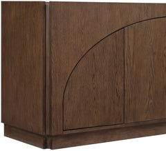 Everson - Oak Veneer And Solid Wood Sideboard/Buffet - Brown