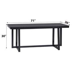Kini - Dining Table - Black