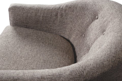 Upshur - Swivel Glider Accent Chair - Taupe