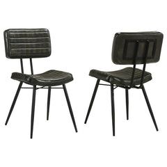 Misty - Leather Upholstered Dining Chair (Set of 2)