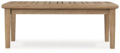 Carter Hall - Rectangular Cocktail Table - Beige
