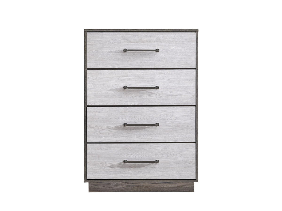 Aberdeen - Chest - Gray / Oak