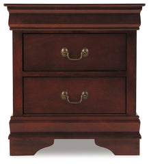 Alisdair - Two Drawer Night Stand - Reddish Brown