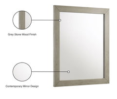 Weston - Mirror - Gray Stone
