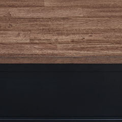 Wildenauer - Rectangular End Table - Brown / Black