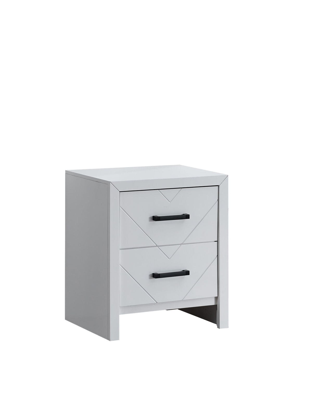 Hammond - 3 Drawer Wood Nightstand - White