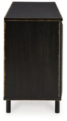 Fair Ridge - Accent Cabinet - Distressed Black