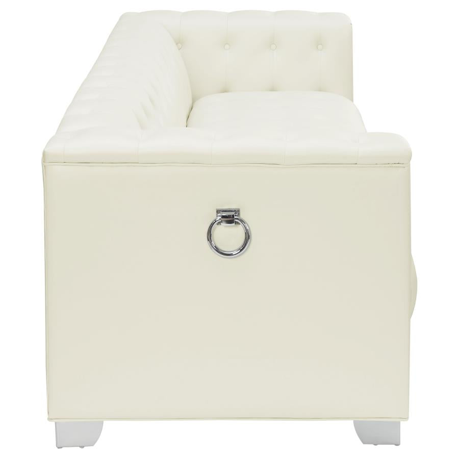 Chaviano Ivory Sofa - MyWaynesHome #