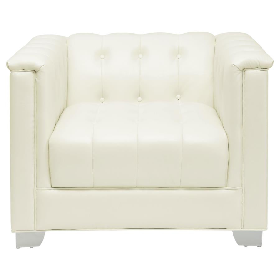 Chaviano Ivory Chair - MyWaynesHome #