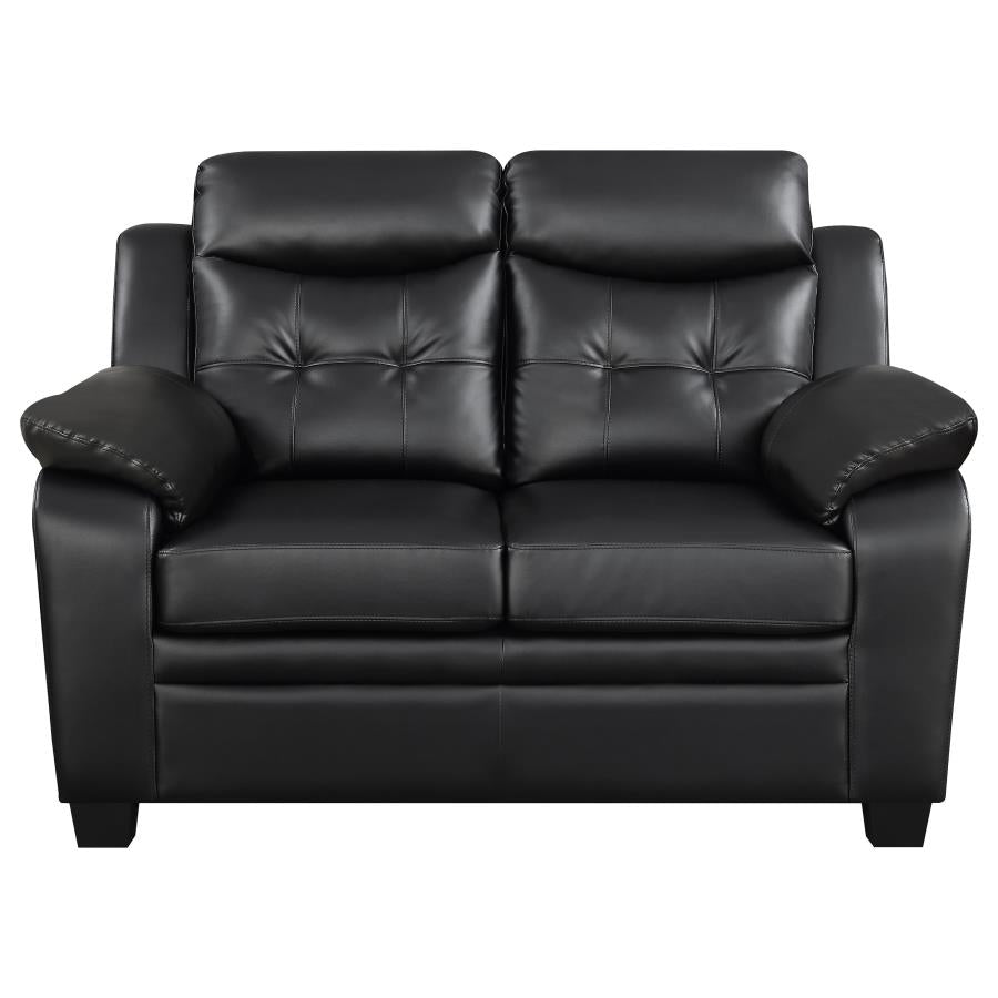 Finley Black 3 Pc Sofa Set - MyWaynesHome #