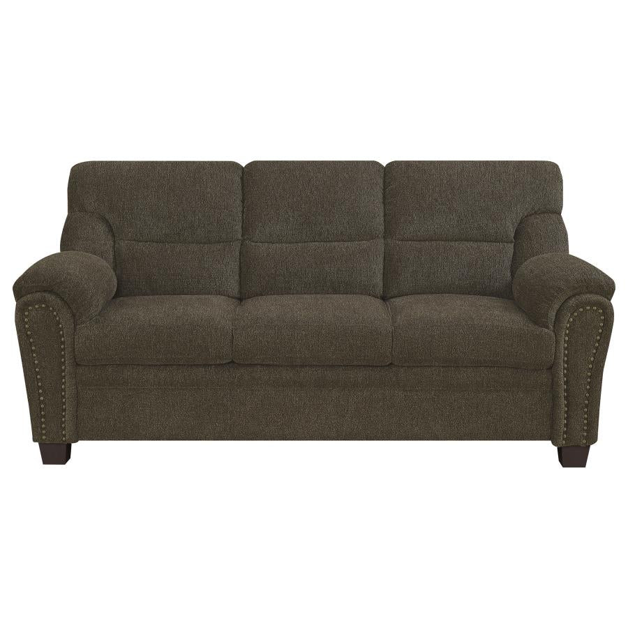 Clementine Brown 3 Pc Sofa Set - MyWaynesHome #