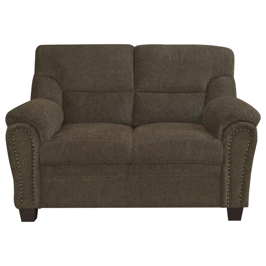 Clementine Brown 3 Pc Sofa Set - MyWaynesHome #
