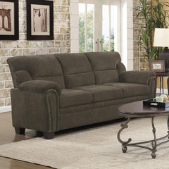 Clementine Brown Sofa - MyWaynesHome #
