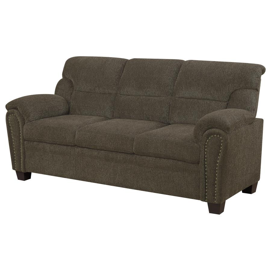 Clementine Brown Sofa - MyWaynesHome #