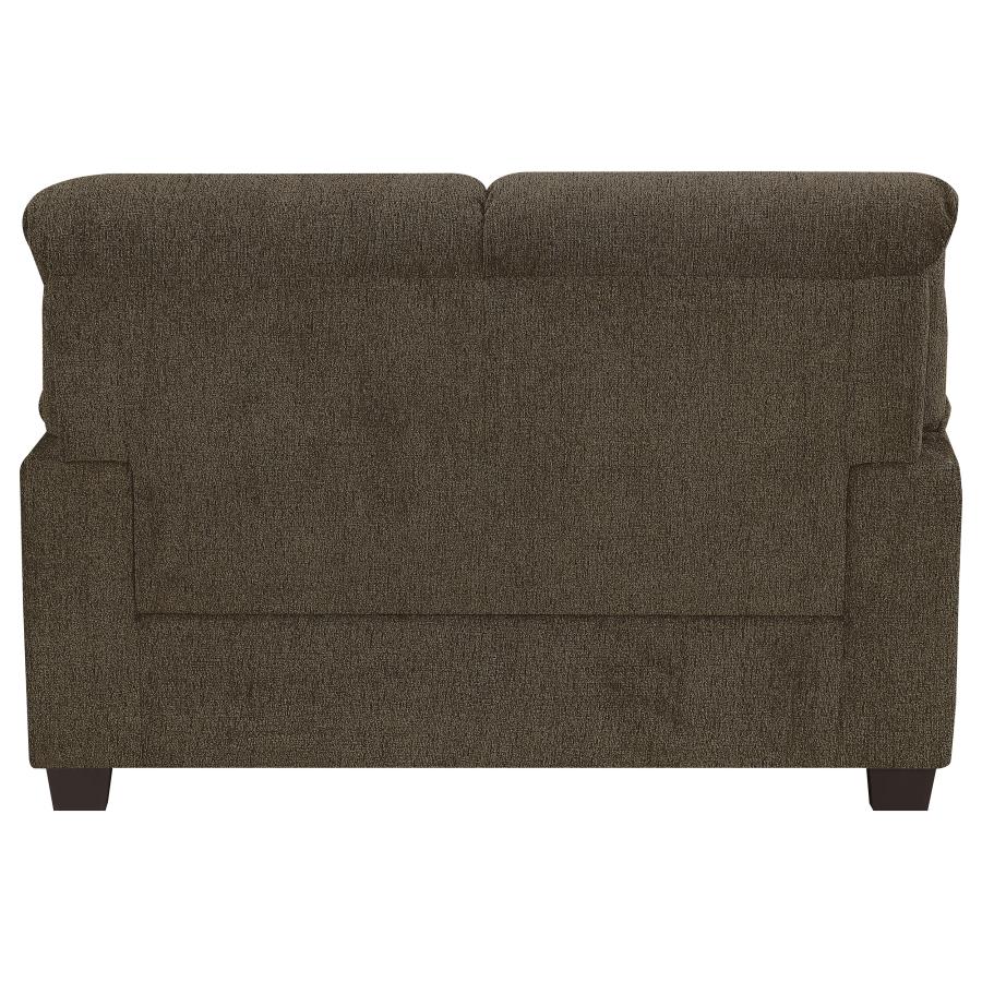 Clementine Brown Loveseat - MyWaynesHome #
