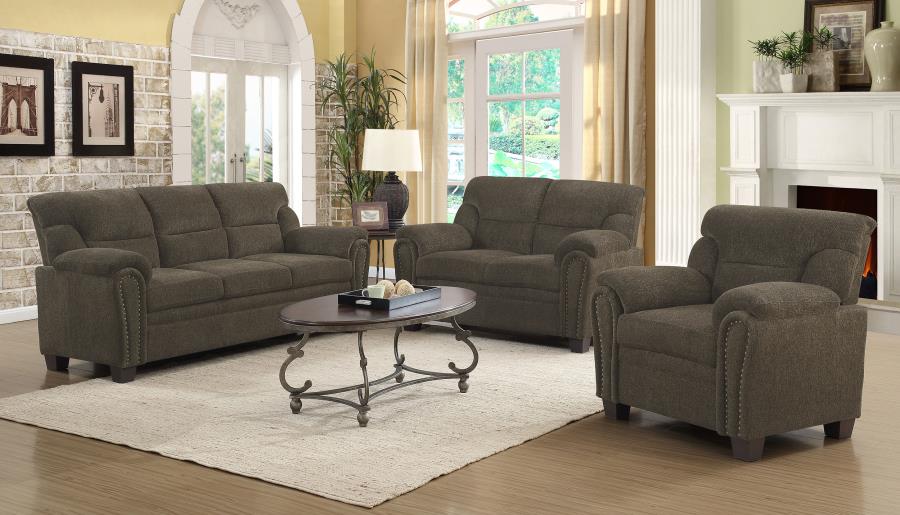 Clementine Brown Loveseat - MyWaynesHome #