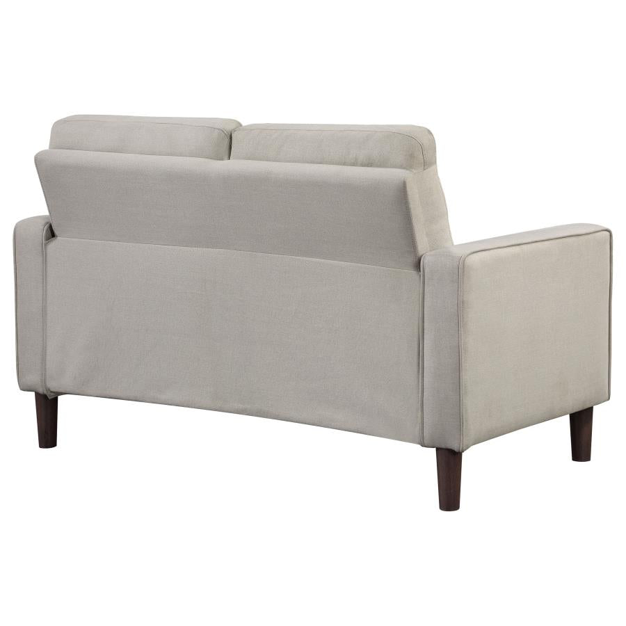 Bowen Beige Loveseat - MyWaynesHome #