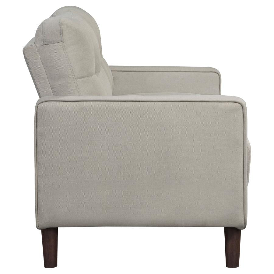 Bowen Beige Loveseat - MyWaynesHome #