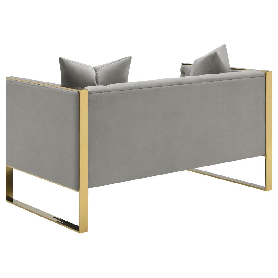 Eastbrook Grey Loveseat - MyWaynesHome #