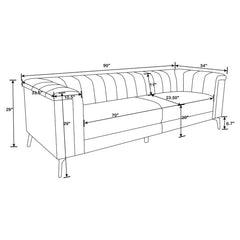 Chalet Blue 2 Pc Sofa Set - MyWaynesHome #
