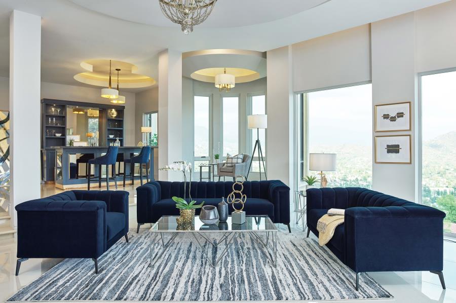 Chalet Blue Chair - MyWaynesHome #