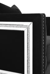 Delilah Black 3 Pc Sofa Set - MyWaynesHome #