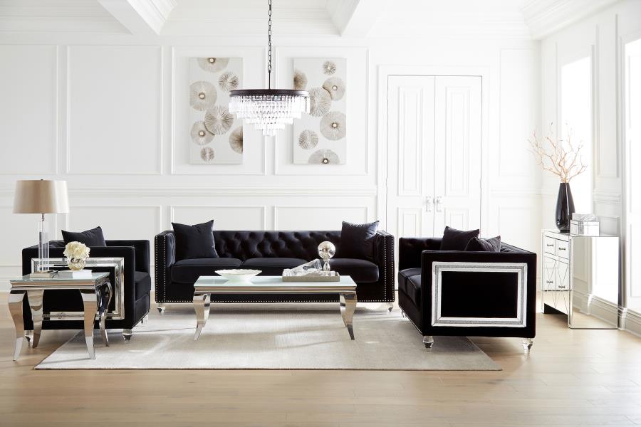Delilah Black Sofa - MyWaynesHome #