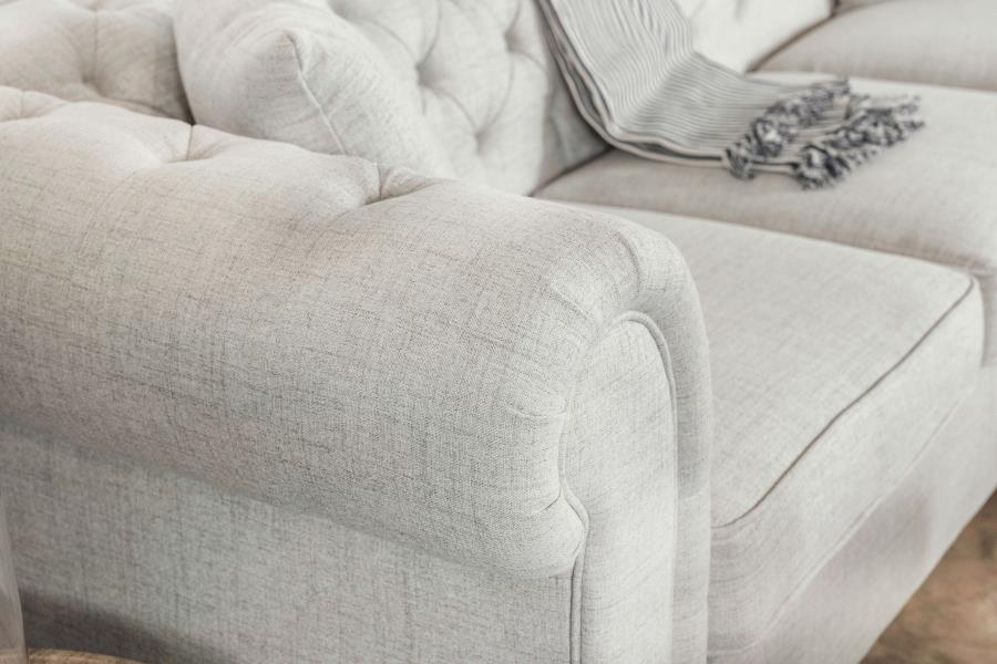 Cecilia Beige Sectional - MyWaynesHome #