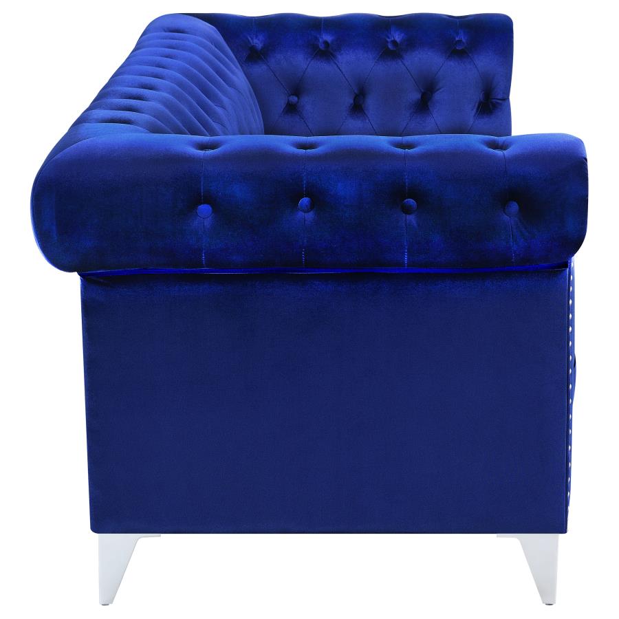 Bleker Blue 2 Pc Sofa Set - MyWaynesHome #