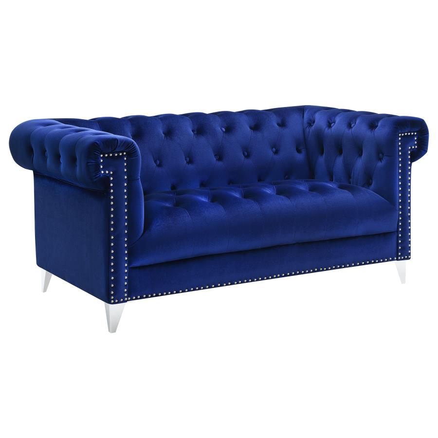 Bleker Blue 2 Pc Sofa Set - MyWaynesHome #