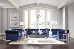 Bleker Blue 3 Pc Sofa Set - MyWaynesHome #