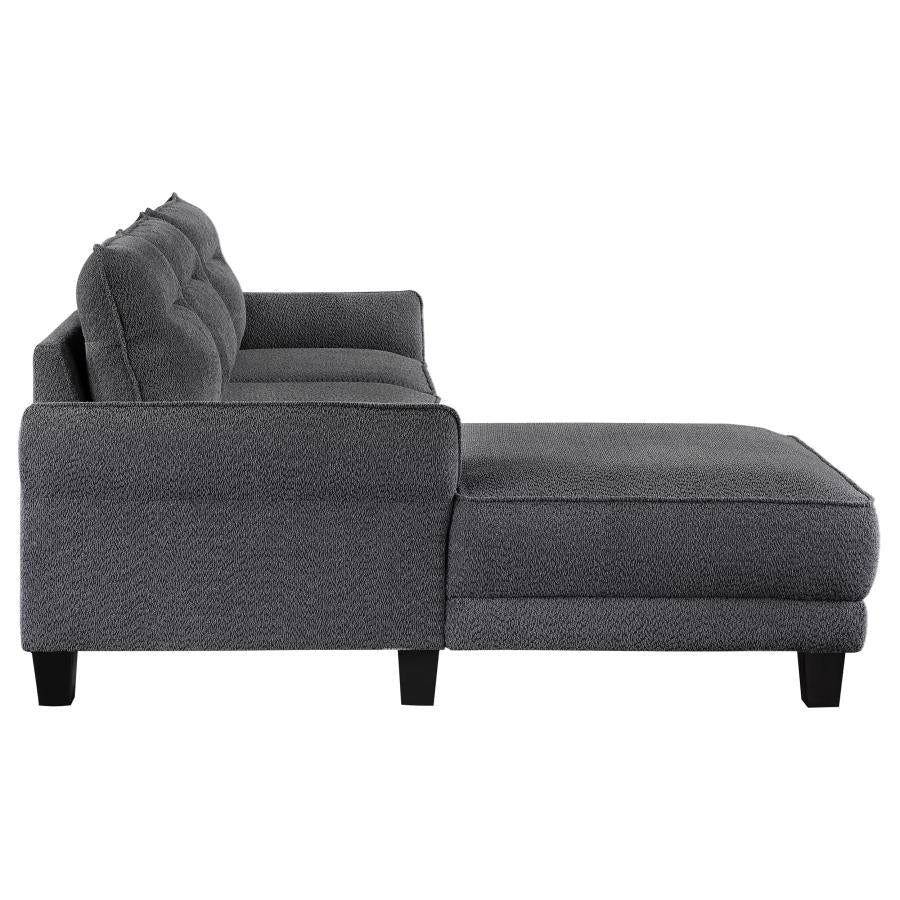 Caspian Grey Sectional - MyWaynesHome #