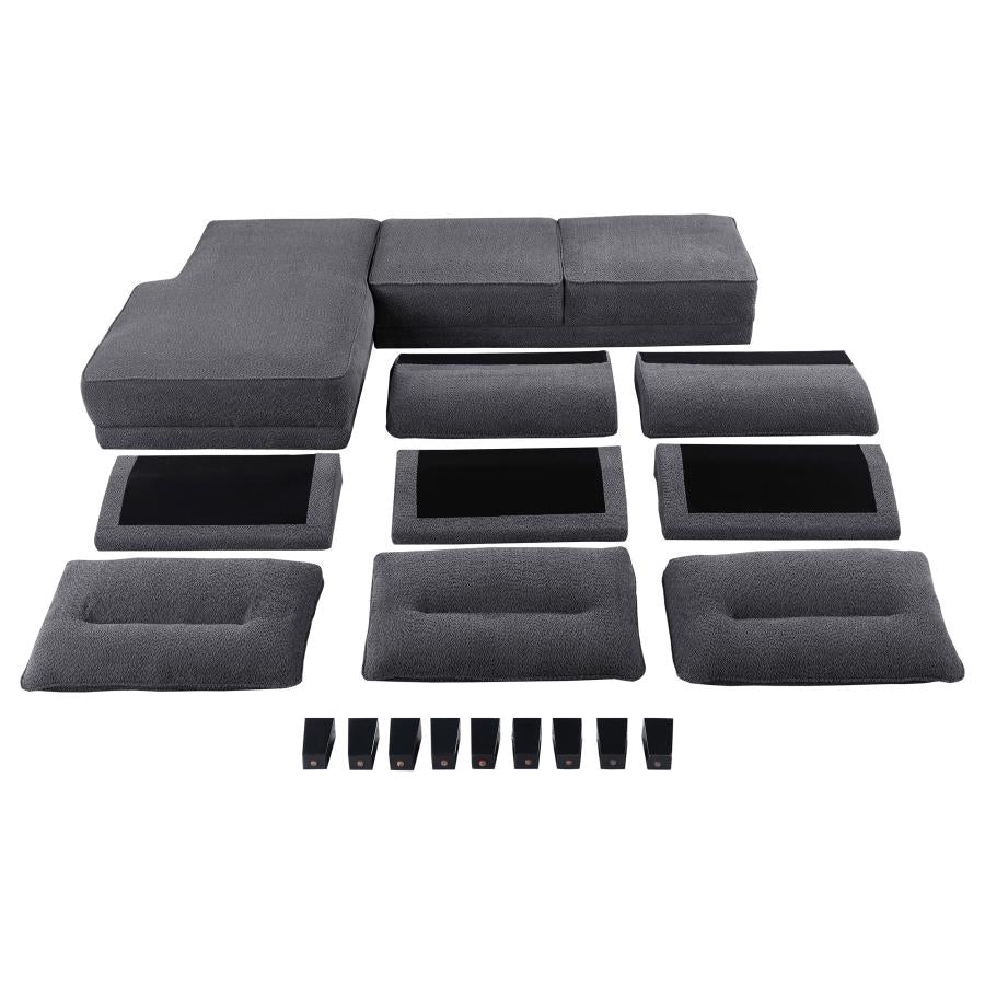 Caspian Grey Sectional - MyWaynesHome #
