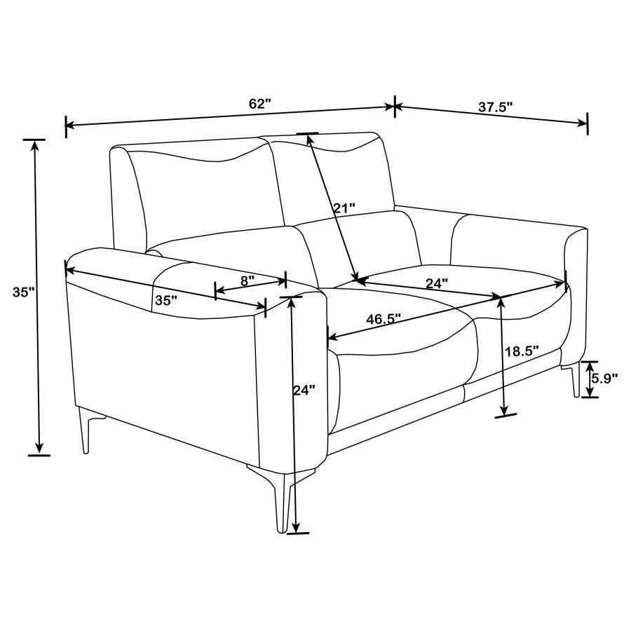 Glenmark Grey 3 Pc Sofa Set - MyWaynesHome #