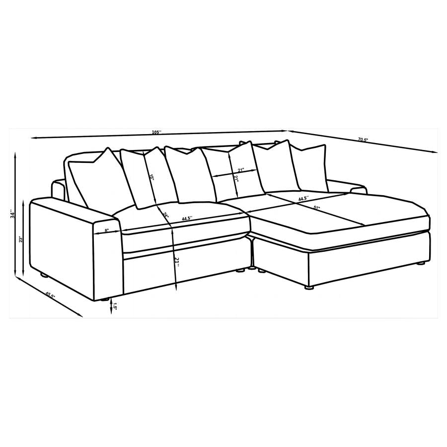 Blaine Grey Sectional - MyWaynesHome #
