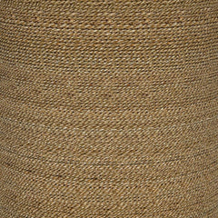 Halden - Round Woven Seagrass Accent Side Table - Light Brown