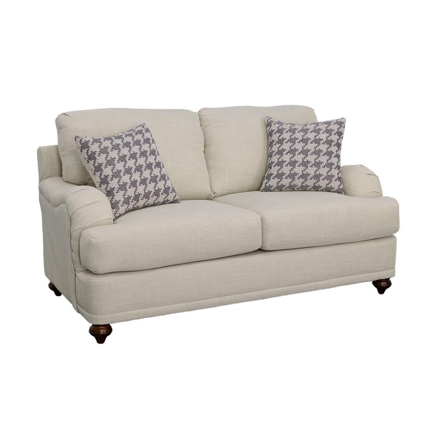Glenn Grey Loveseat - MyWaynesHome #