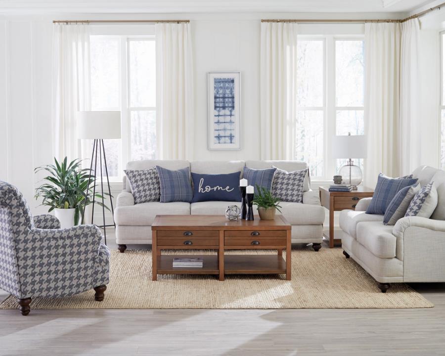 Glenn Grey Loveseat - MyWaynesHome #