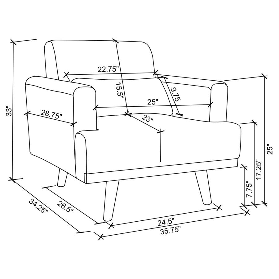 Blake Grey Chair - MyWaynesHome #