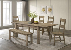 Cardova - 51" Solid Wood Dining Bench - Vineyard Oak