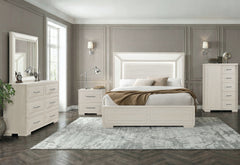 Clara - Sliding Door Chest - Beige