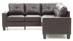 Newbury - Sectional - Dark Brown