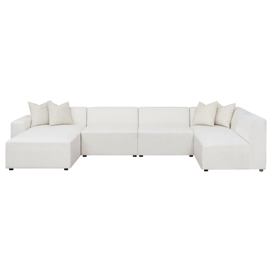Freddie White 6 Pc Sectional - MyWaynesHome #